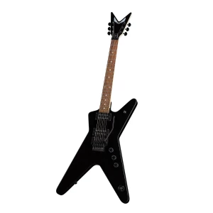 DEAN MLXF CBK - электрогитара типа «стелс»,22 лада,24 3/4,HH,1V+1T,floyd rose, цвет черный