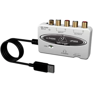 BEHRINGER UFO202 - цифровой аудиоинтерфейс с предусилителем, для оцифровывания записи с ленты и вини