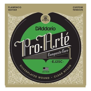 D'ADDARIO EJ25C Flamenco - струны для классической гитары (три первые струны - Clear)
