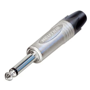 NEUTRIK NP2X - джек моно, кабельный, 6.3 мм, корпус металл, цвет - никель