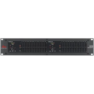 dbx 1215 - двухканальный графический эквалайзер,15-ти полосный, 2/3 октавный
