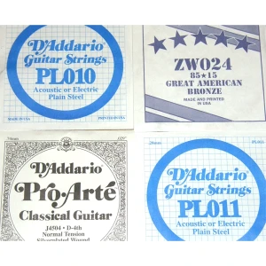 D'ADDARIO PL008 - 1-я струна для электро и акустических гитар