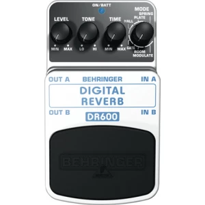 BEHRINGER DR600 - педаль цифр. стереофонических эффектов реверберации для гитар, бас-гитар и клавиш