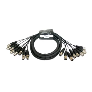 INVOTONE SNX85 - аудио мультикорная система веерный хвост, 8 XLR MALE*8 XLR FEMALE, длина 5 метров