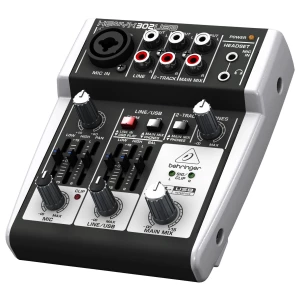 BEHRINGER 302USB - 5-вход. микшерный пульт, с микрофонными предусилит. XENYX, USB/аудио интерфейсом