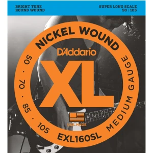 D'ADDARIO EXL160SL - струны для БАС-гитары, regular super long 050-105