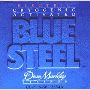 DEAN MARKLEY 2554A Blue Steel - струны для 7-стр. электрогитары (8% никел. покрытие,заморозка) 9-56