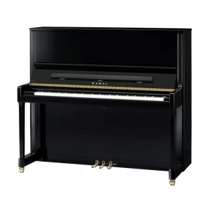 KAWAI K-600 M/PEP - пианино, 134х153х65, банкетка (600), цвет черный полированный, механизм Millenni