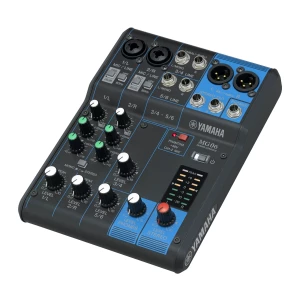 YAMAHA MG06 - микшерный пульт, 2 микр. вх., 2 стерео пары, D-PRE' микрофонные предусилители